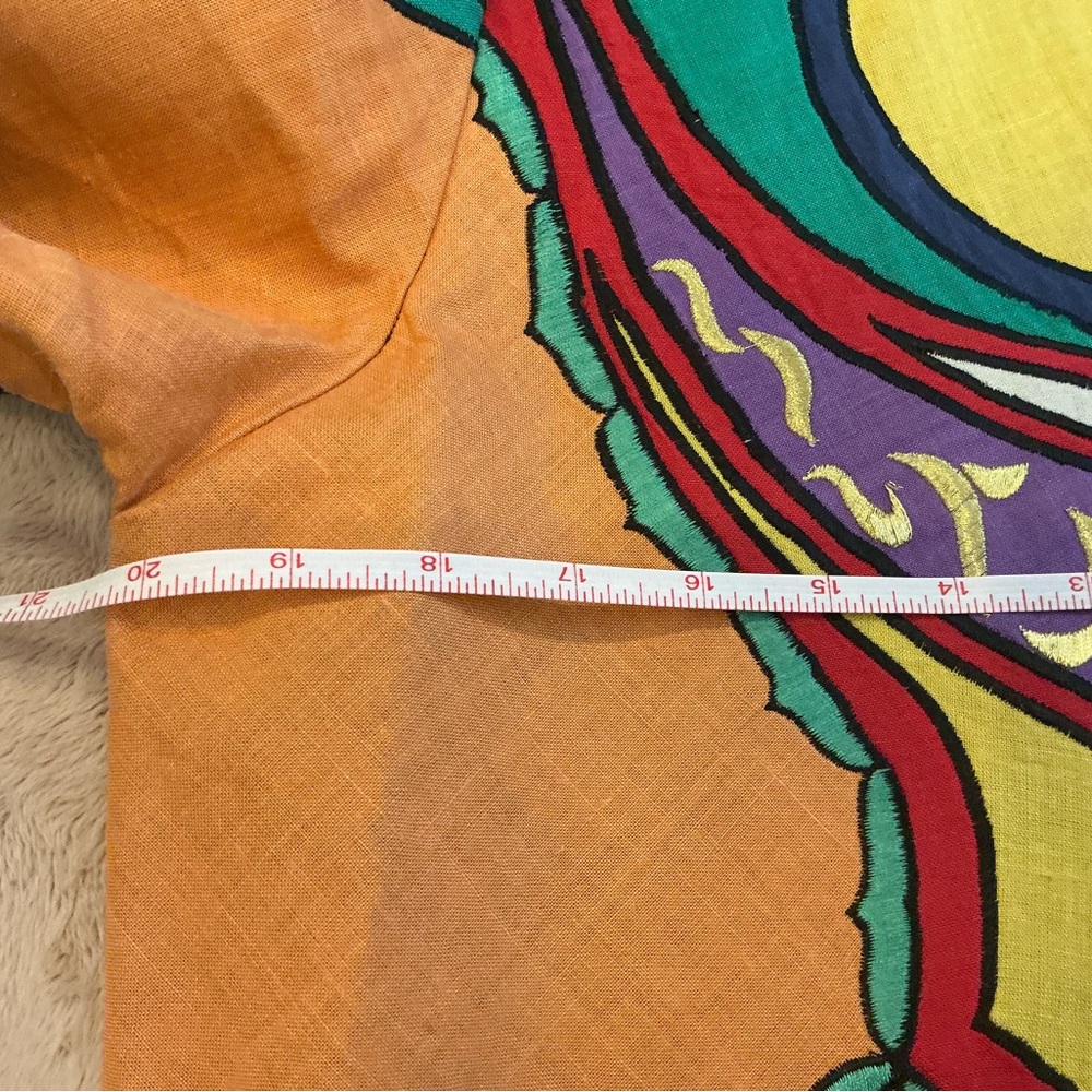 Colorful Abstract Button-Up Jacket - Picture 9 of 9